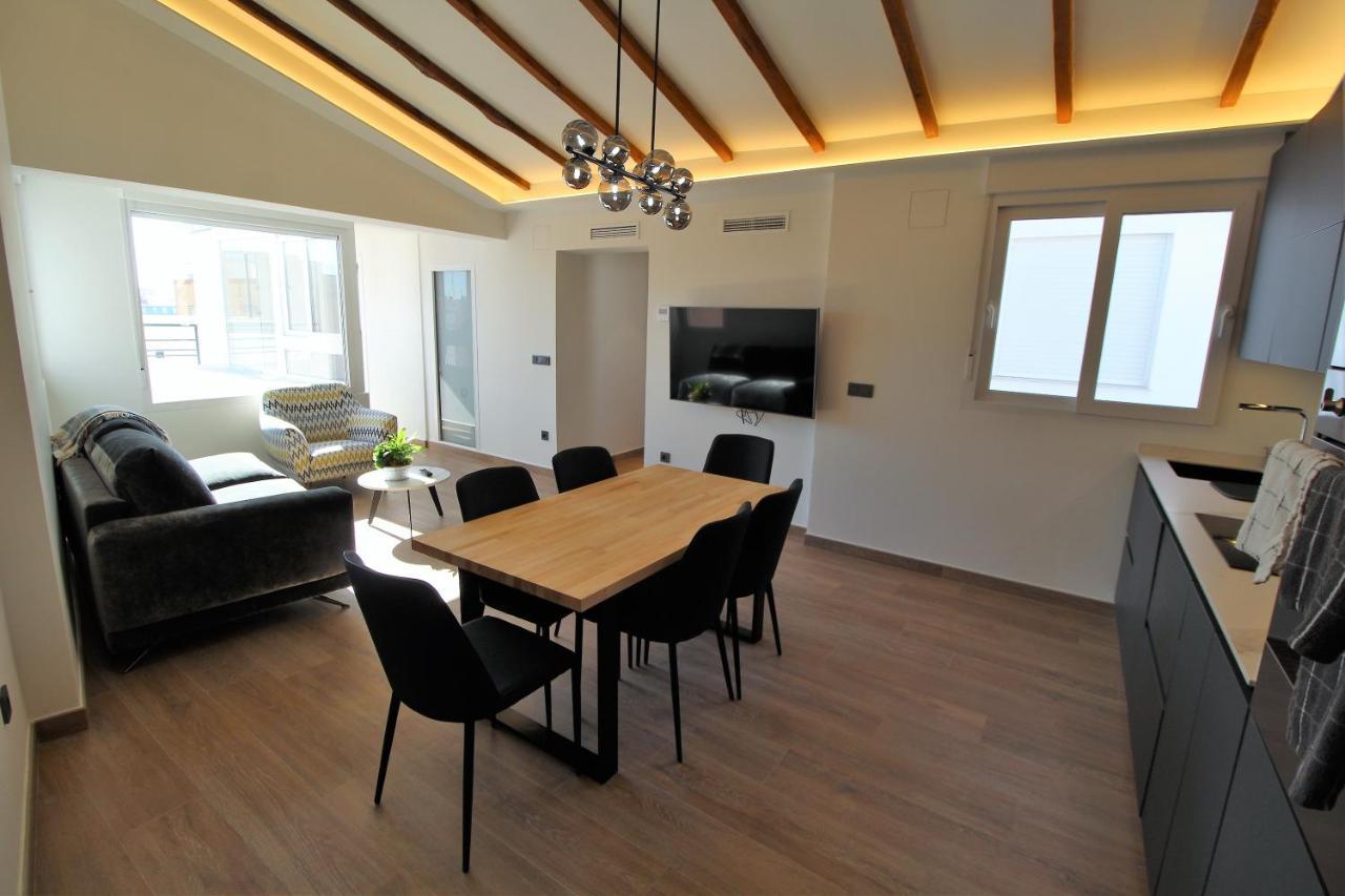 Atico Loft De Lujo Con Terraza Espectacular Y Vista A Los 2 Castillos Apartment Alicante Exterior photo
